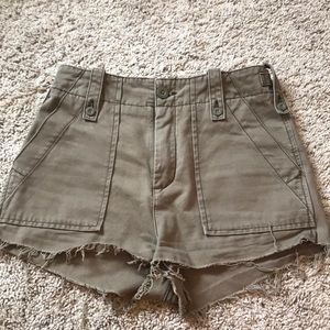 Free People Khaki Short